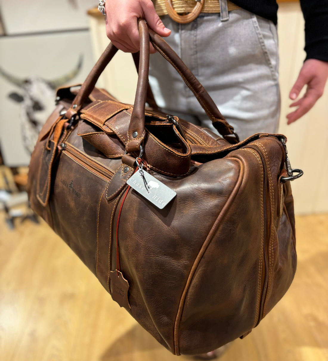 Wilson Leather Overnight bag 