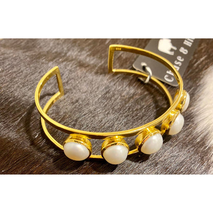 Pearl and Yellow Gold Bracelet 