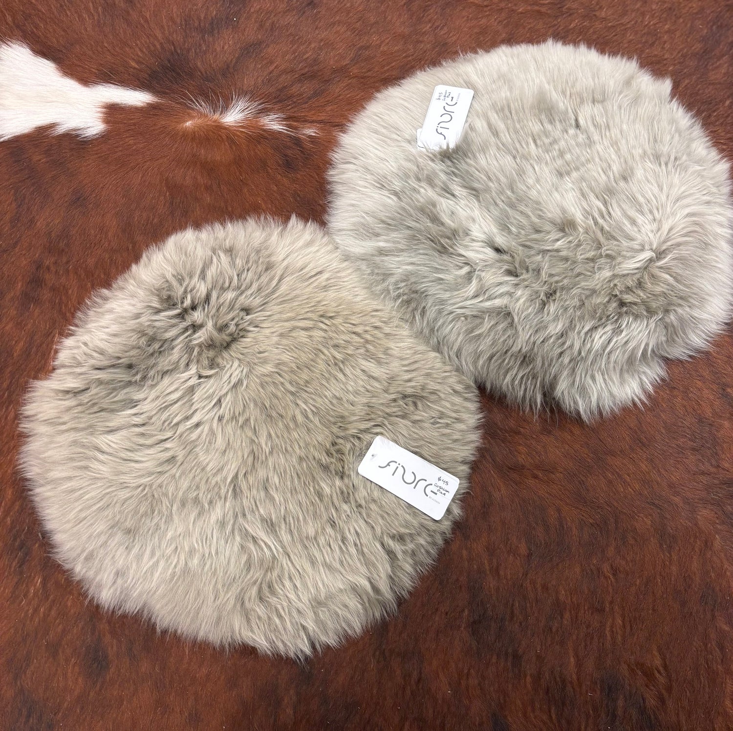 Long Wool Sheepskin cushion pad 
