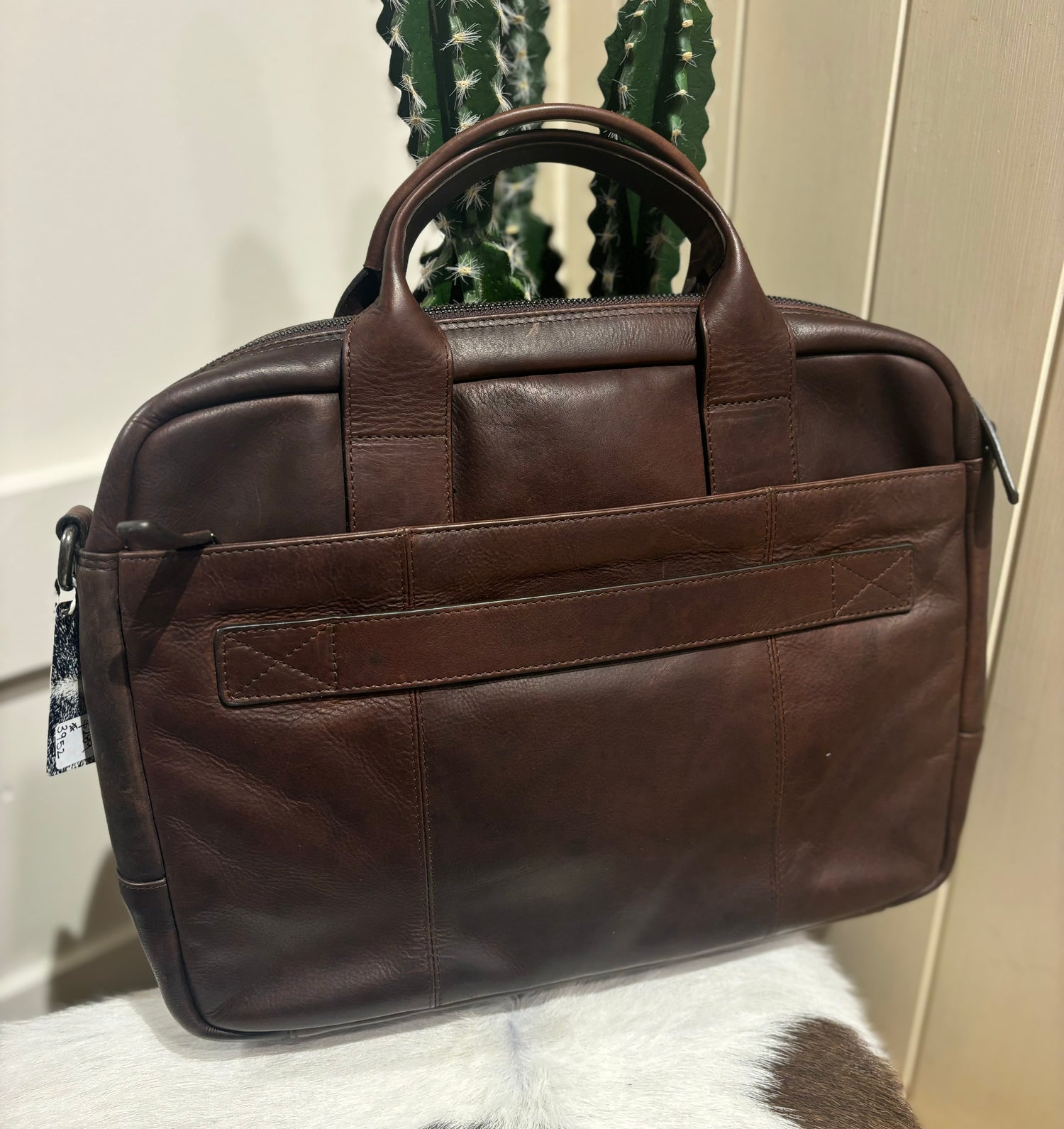 Men’s Brown Laptop Satchel 