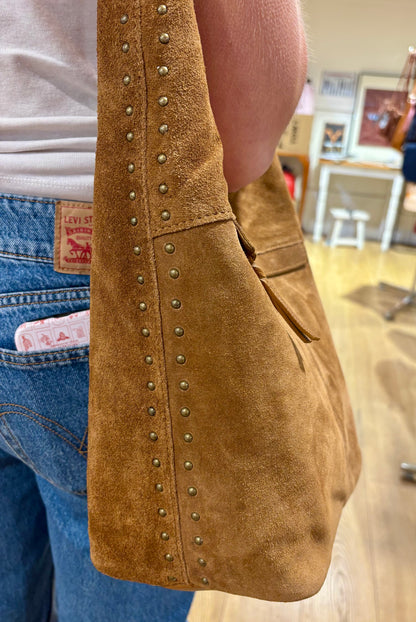 Tan Suede Handbag 