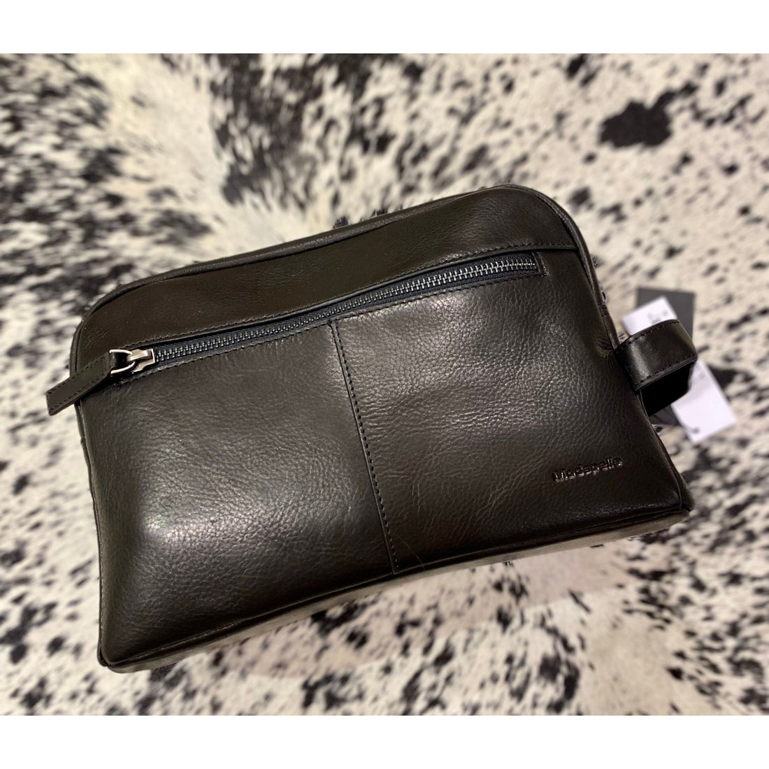 Black Double Zip Toiletry Bag
