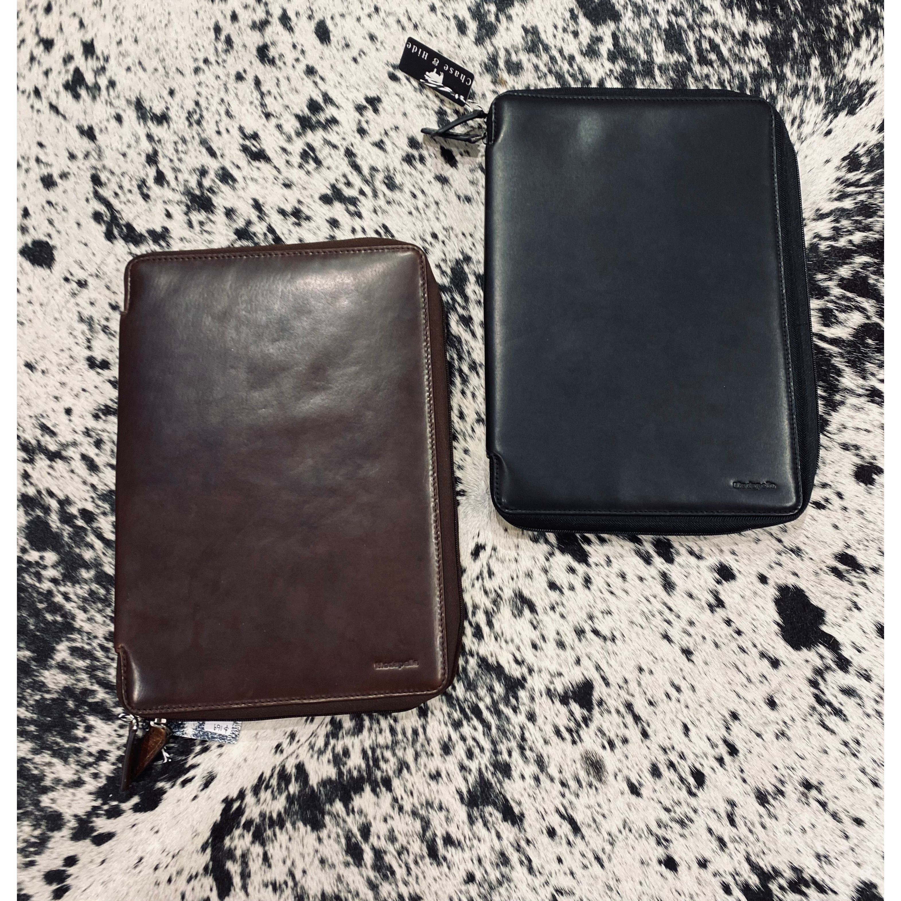 Leather Hard case Folder 