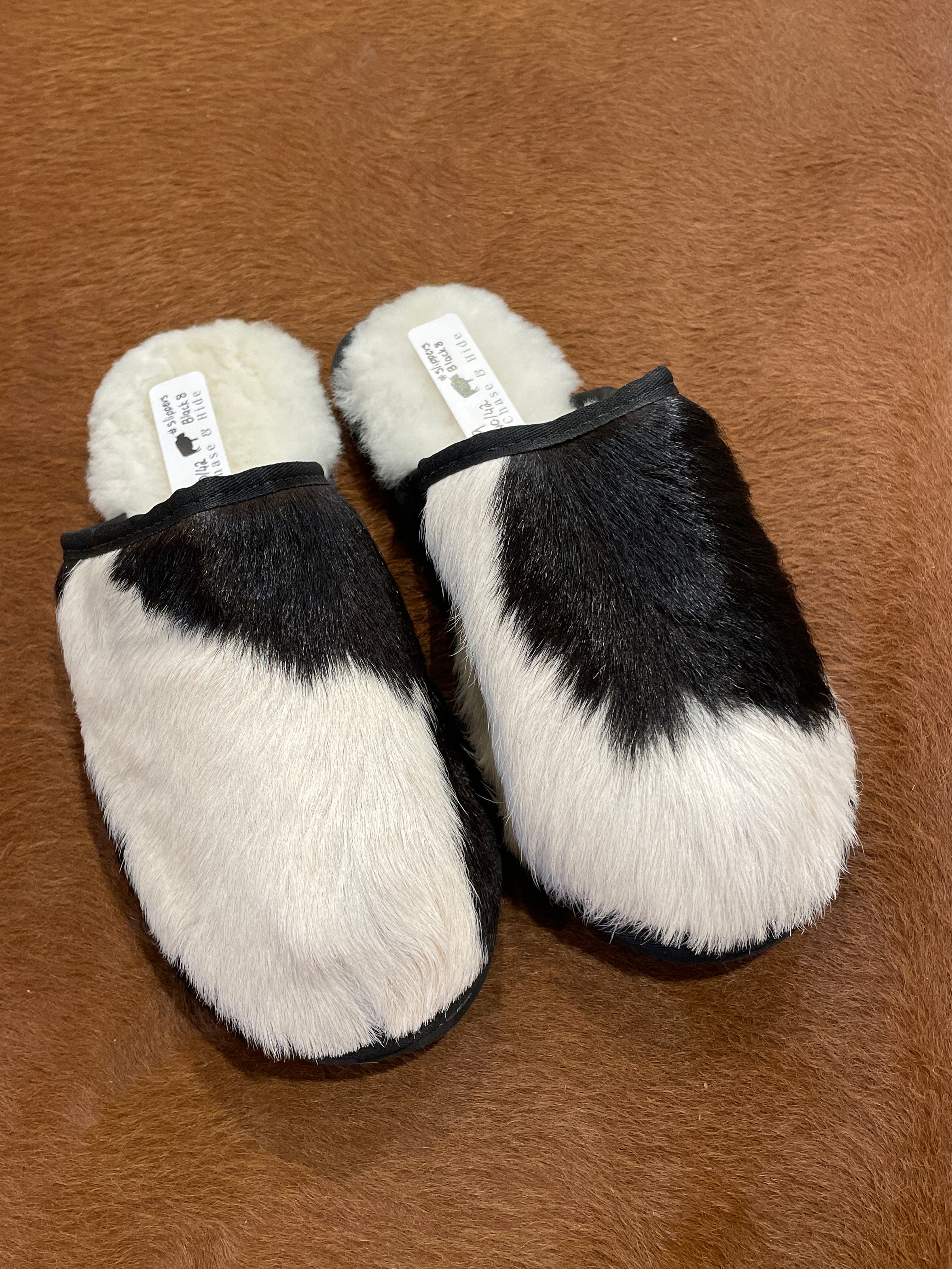 Cowhide Slippers