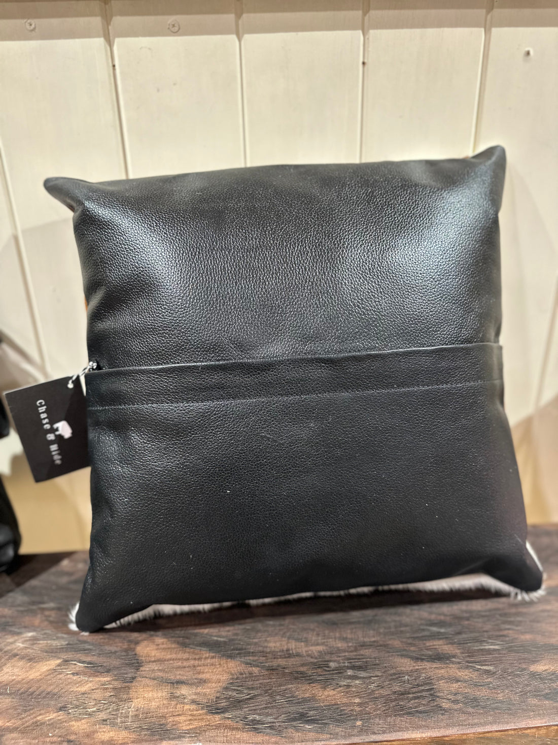 Hide and leather Cushion 