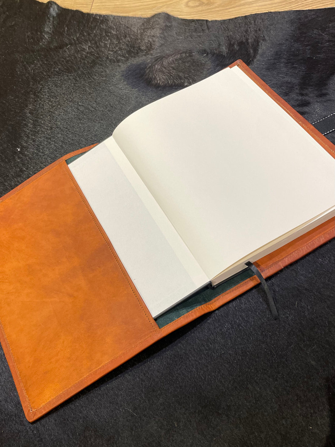 A4 Leather Book Cover with Journal