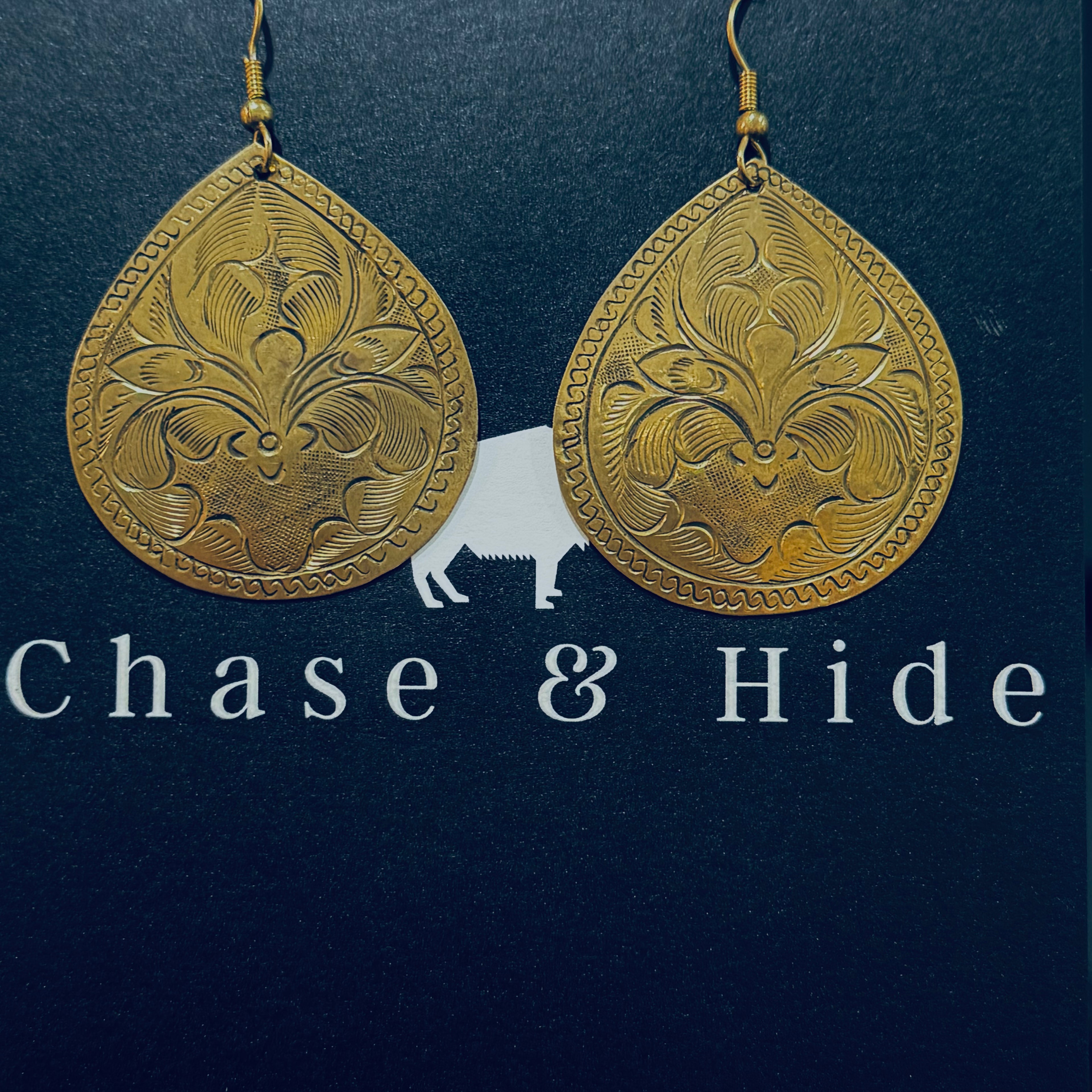 Brass Earrings 