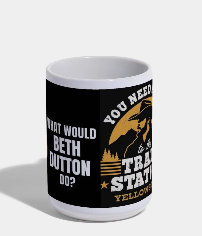 Yellowstone / Ride to the Train Station / Mug