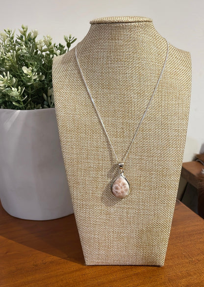 Thomsonite Stone Necklace 