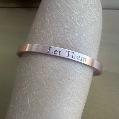 “Let Them” Copper Band