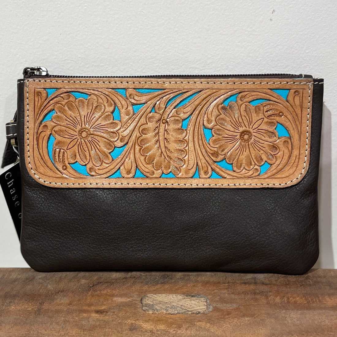 Turquoise Mae Clutch 