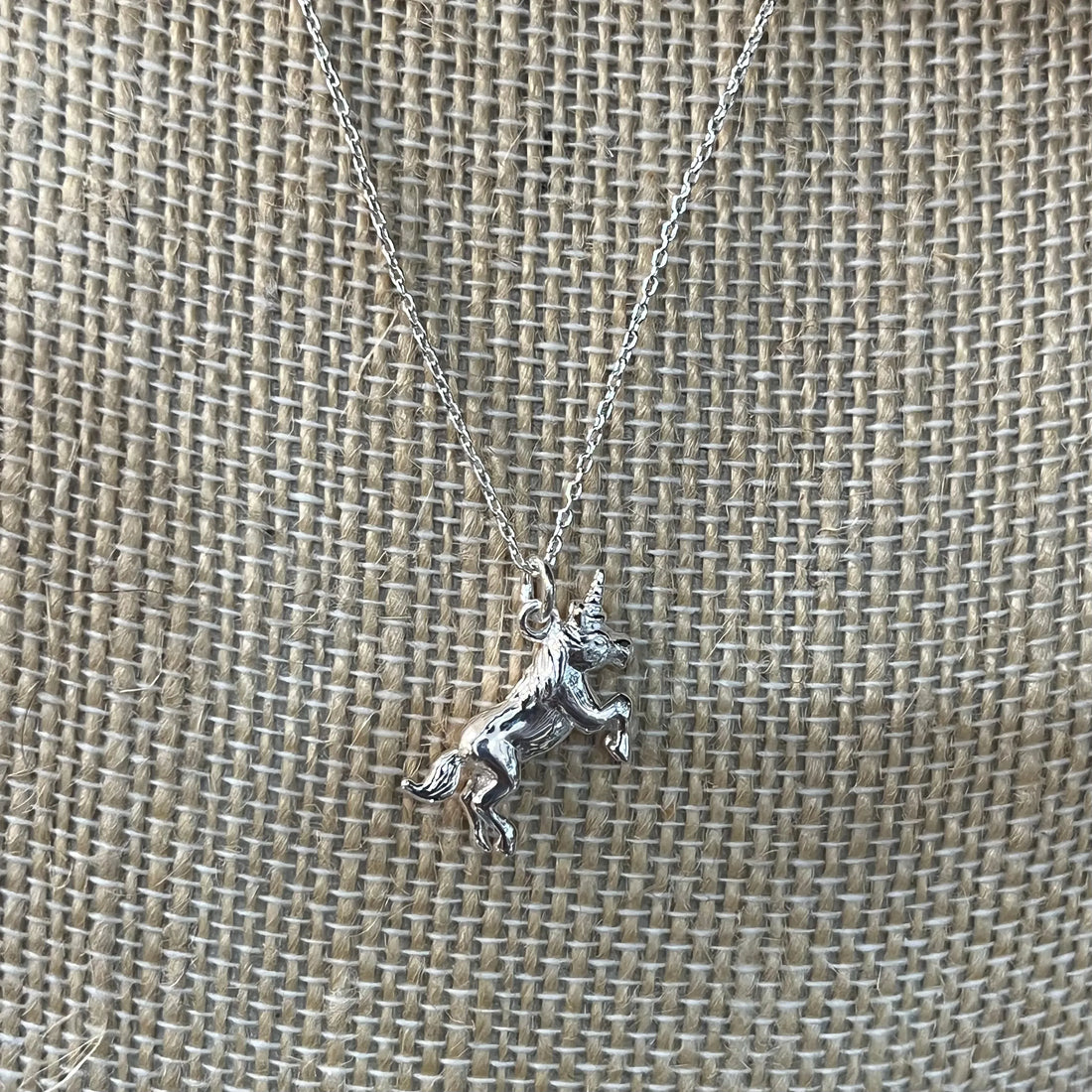 Unicorn Necklace Sterling Silver