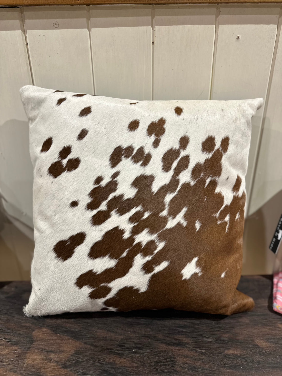 Hide and leather Cushion 