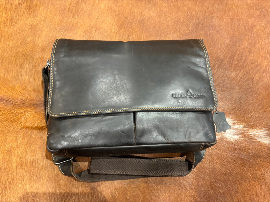 Leather Satchel Bag Laptop - 2117