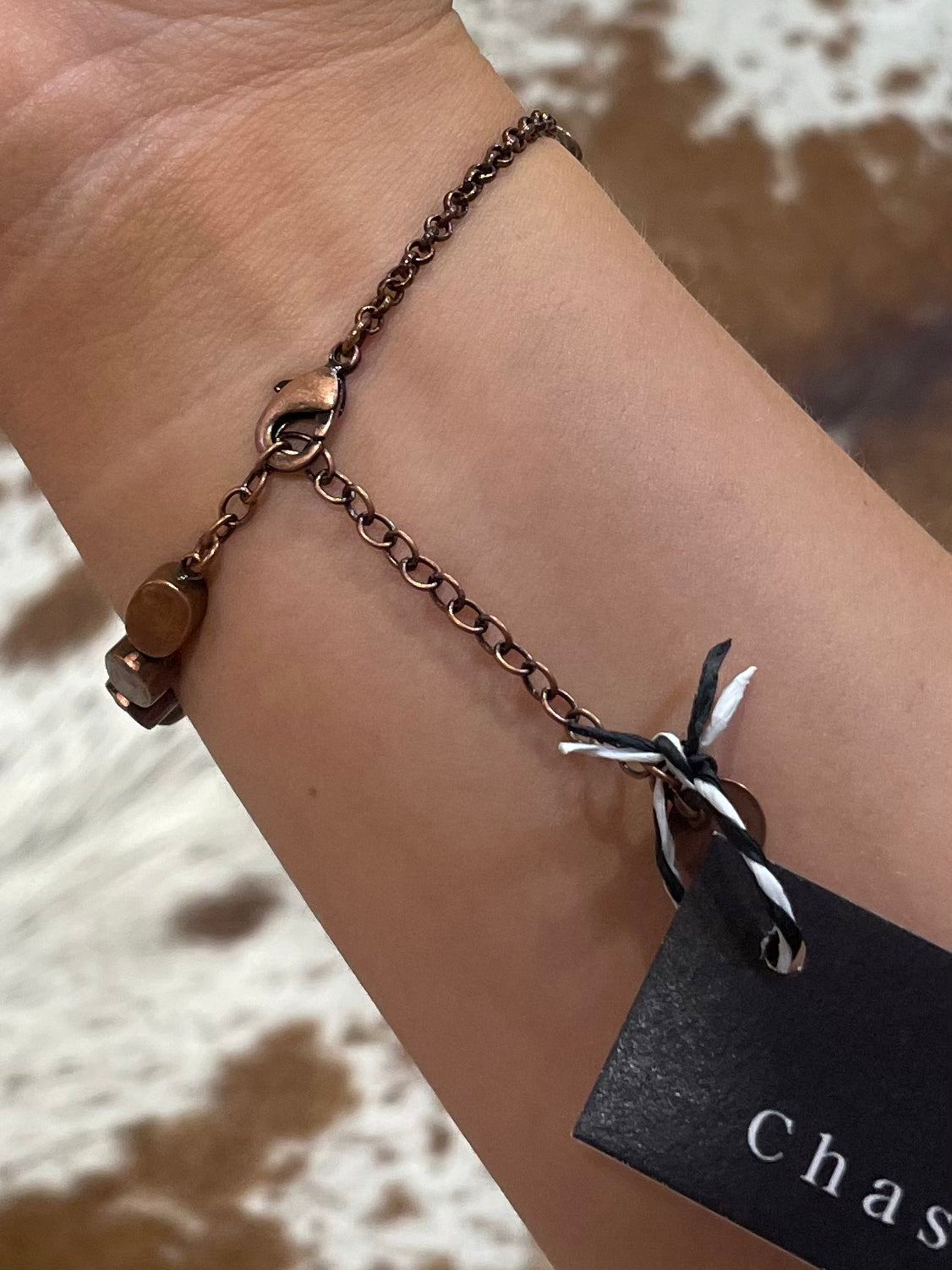 Gem Stone Copper Bracelet 