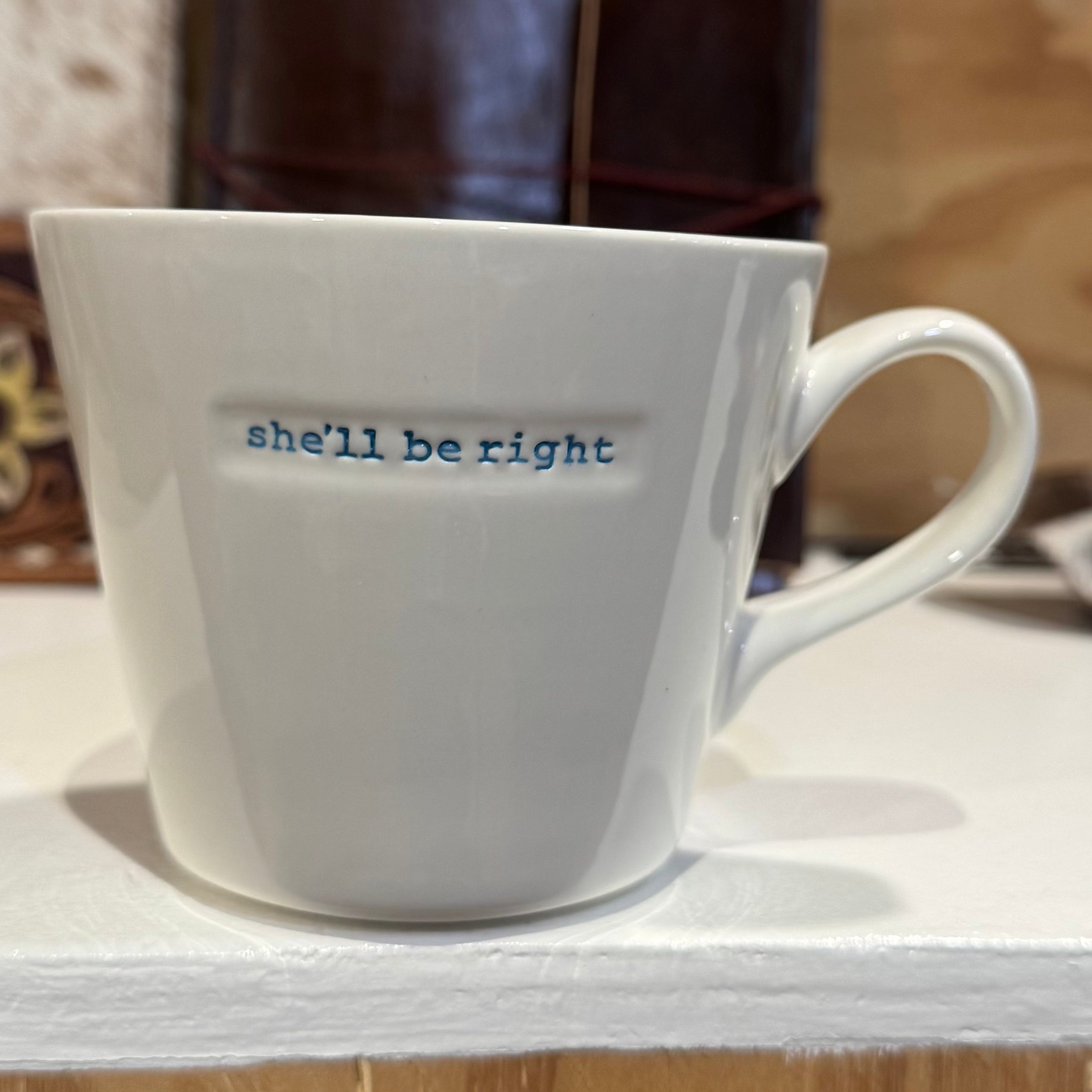 SHE’LL BE RIGHT Keith Brymer Jones Porcelain Bucket Mug - She&