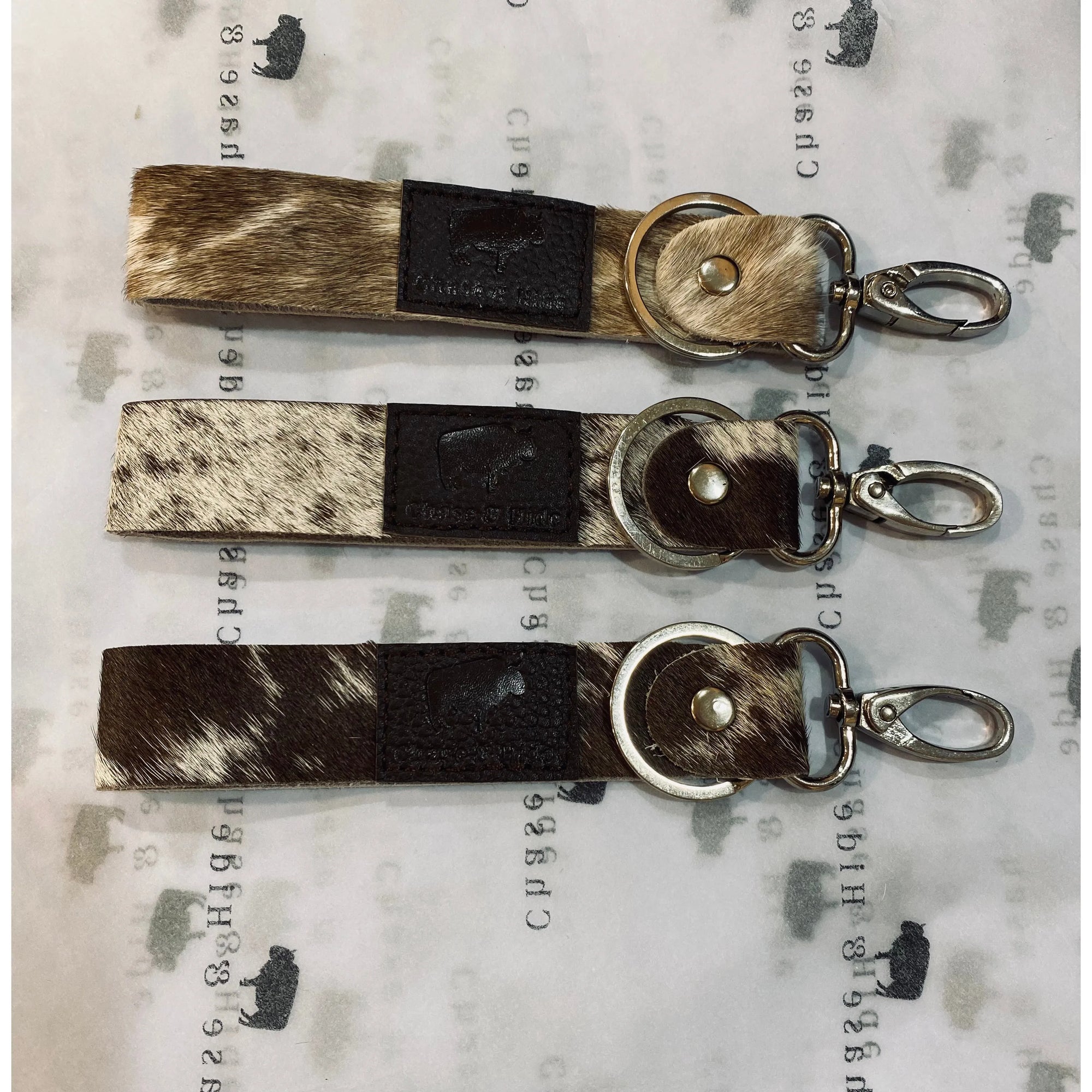 Leather Dog Key Chain - Assorted