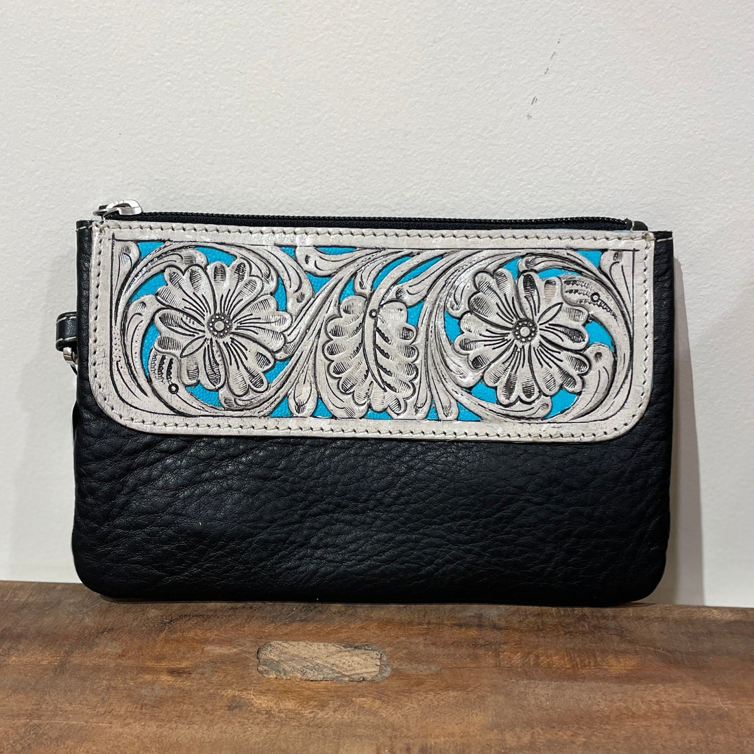 Turquoise Mae Clutch 