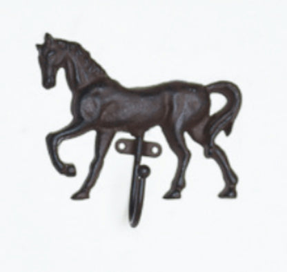 Prancing Horse Metal Single Wall Hook