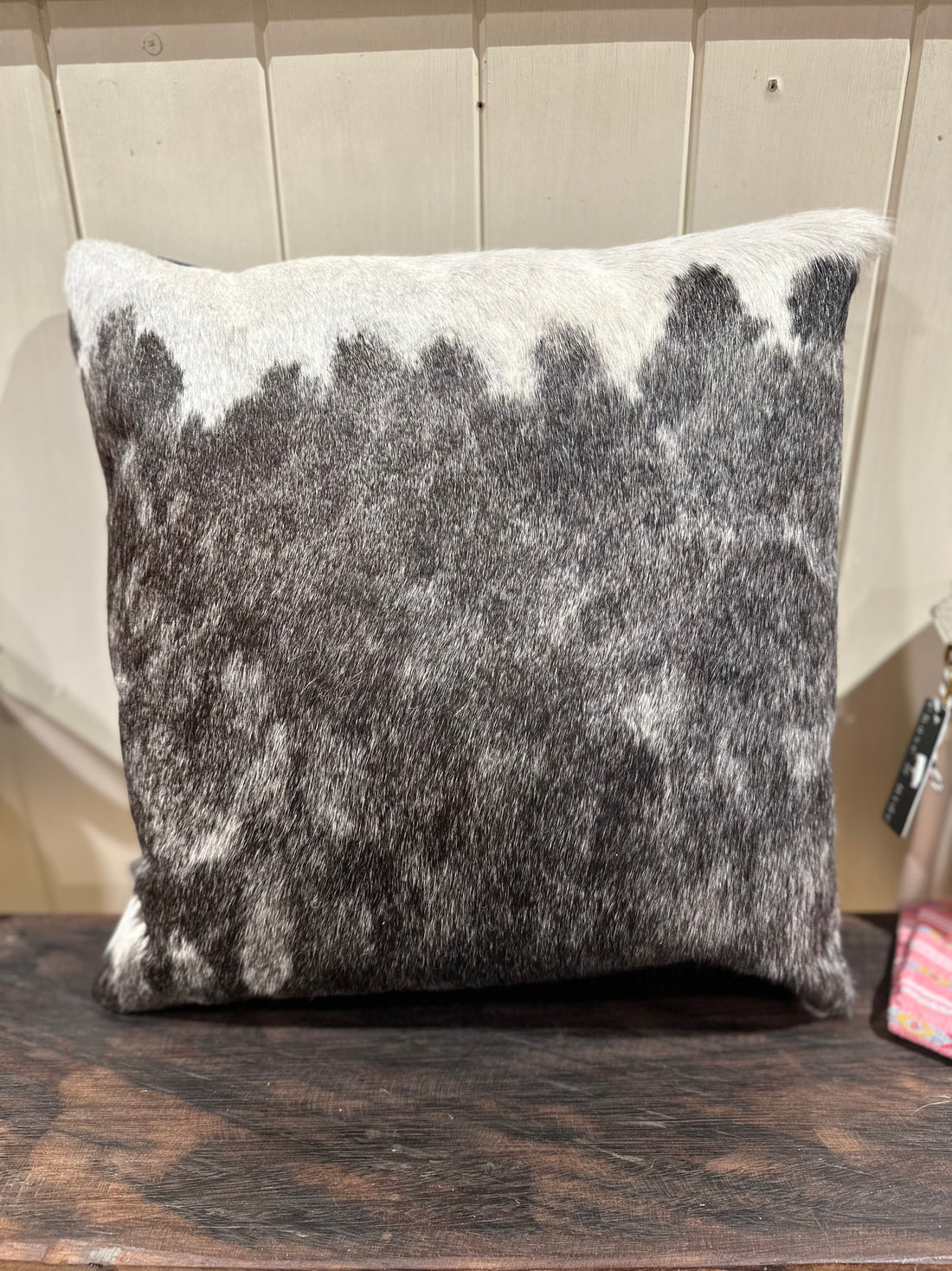 Hide and leather Cushion 