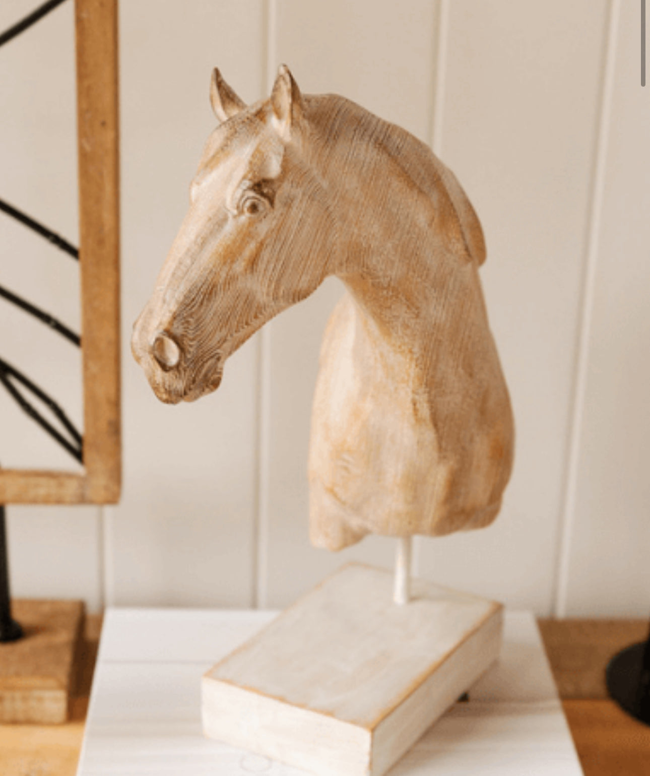 Flicka Horse Bust Statue Decor