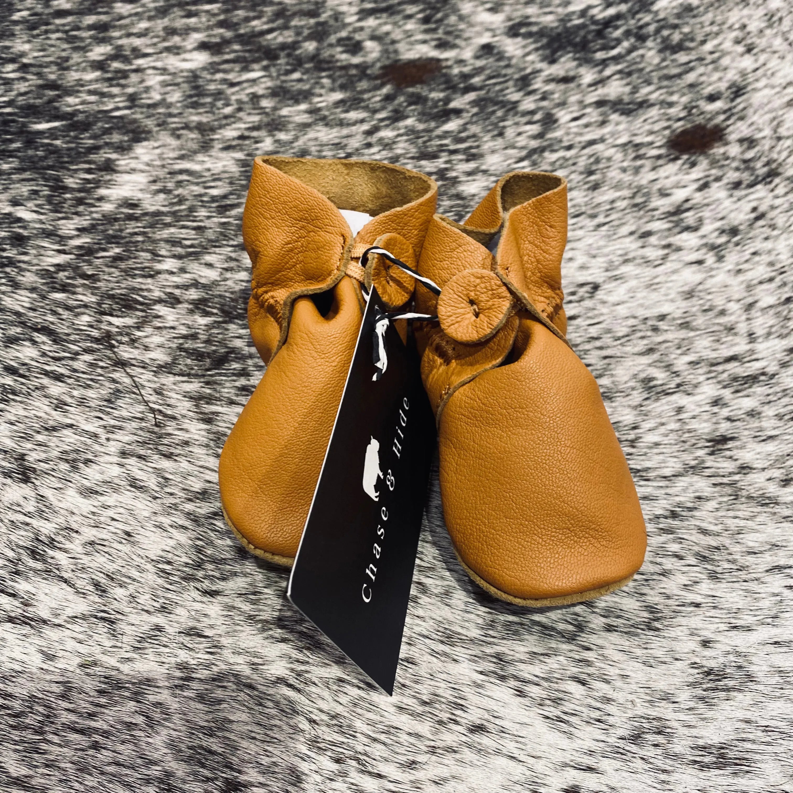 Leather Baby Booties