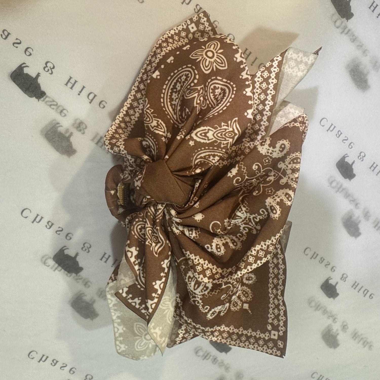 Bandana Claw Clip
