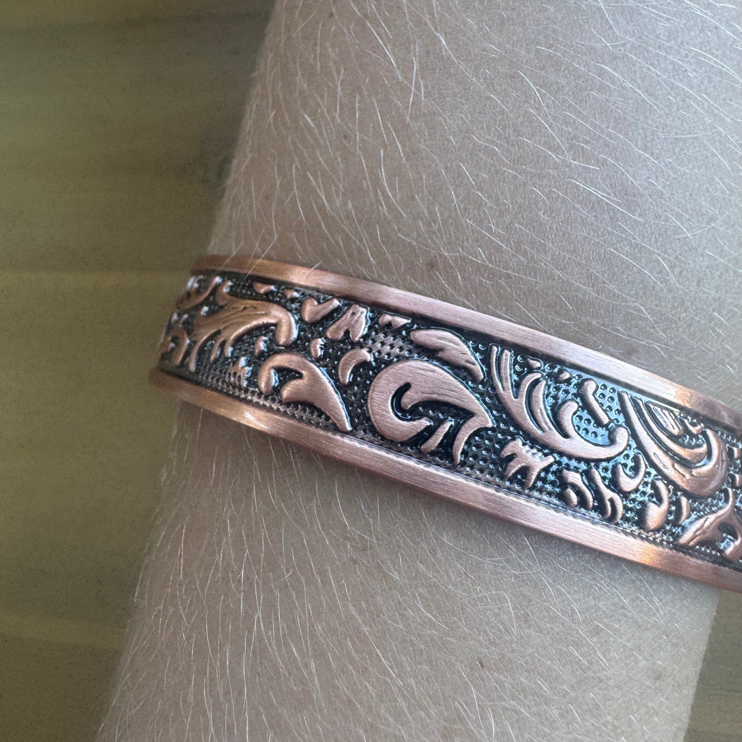 Copper Band floral thick 