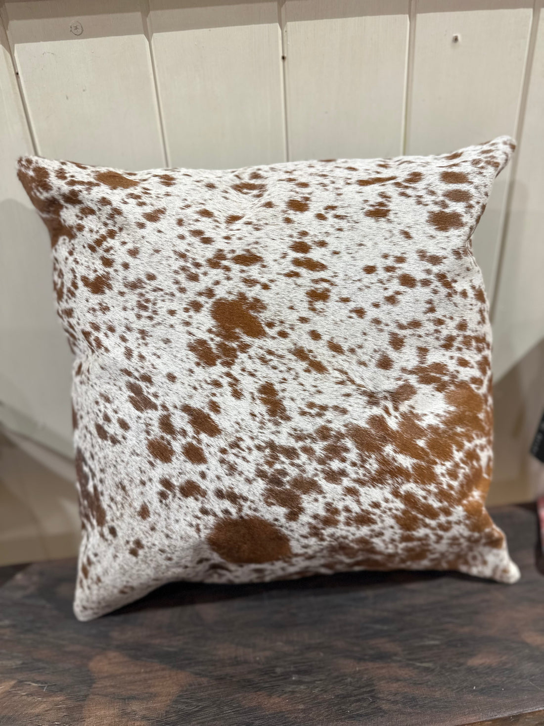 Hide and leather Cushion 