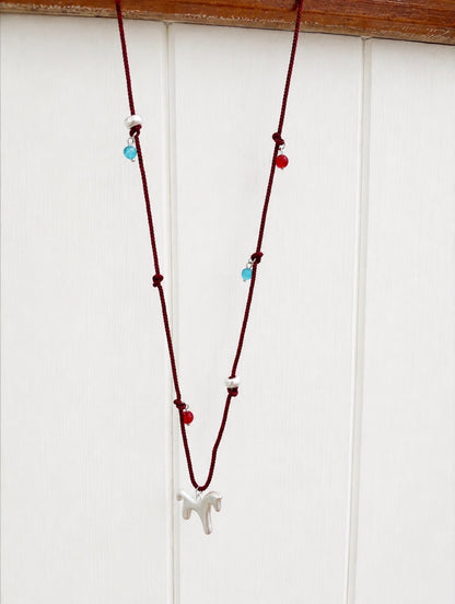 Horse Charm Necklace 