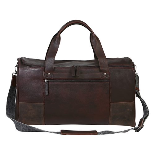 The Hunter Valley Large Leather Travel Bag Brown