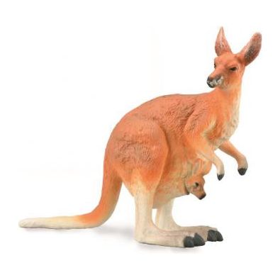 Red Kangaroo- Female with Joey