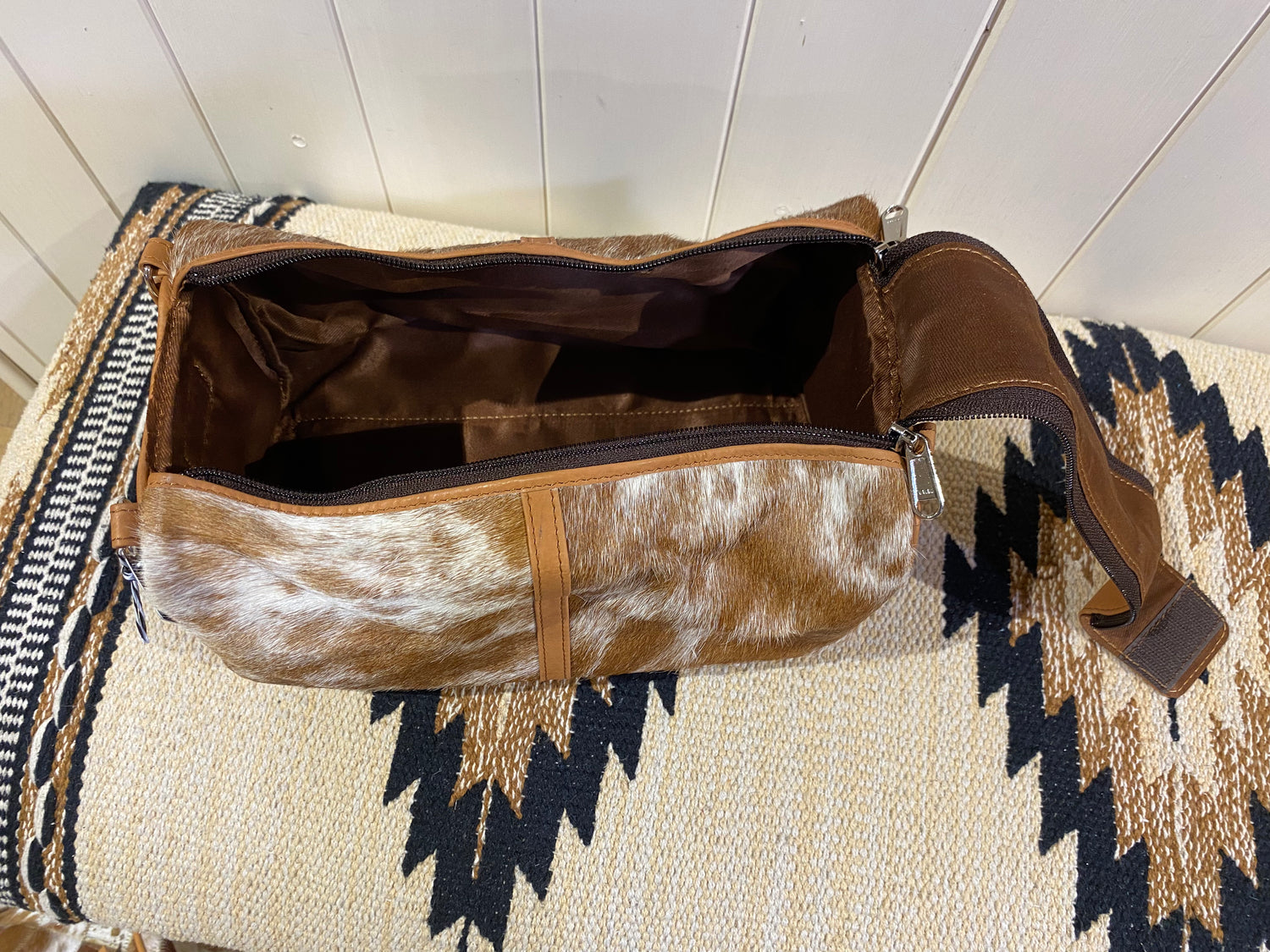 Hide Toiletry Bag Tan