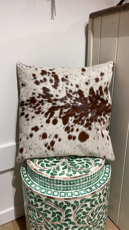 Hide and leather Cushion 