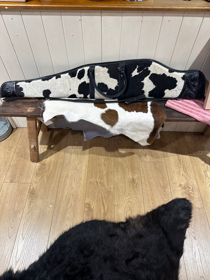 Rifle / Gun Case Cowhide and Tooling - Gun
