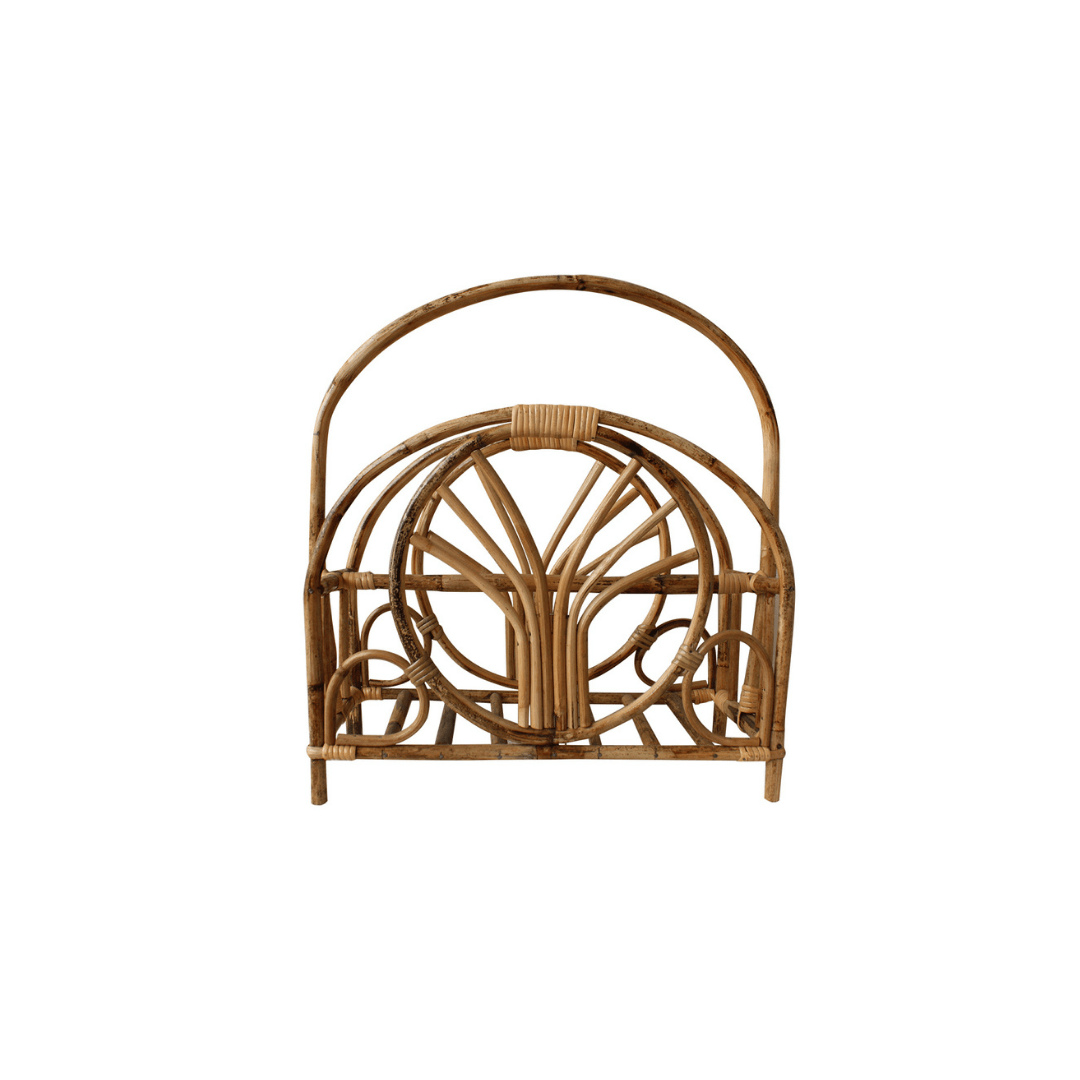 Rattan Magazine Holder