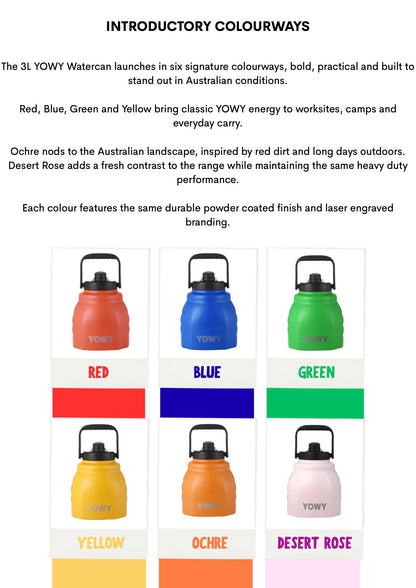 Yowy Water Cans - Local pickup only. (call 0439667255 if you would like yowys shipped as freight applies)