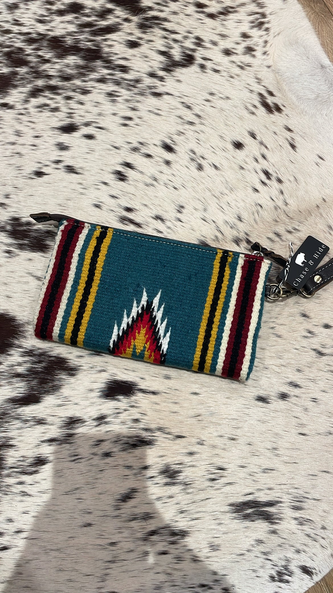 Tia Saddle Blanket Clutch 