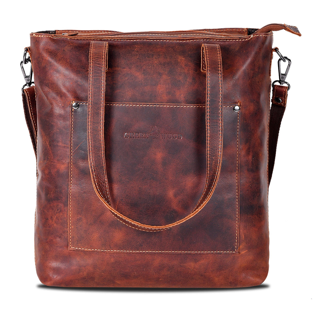 Sandel leather tote