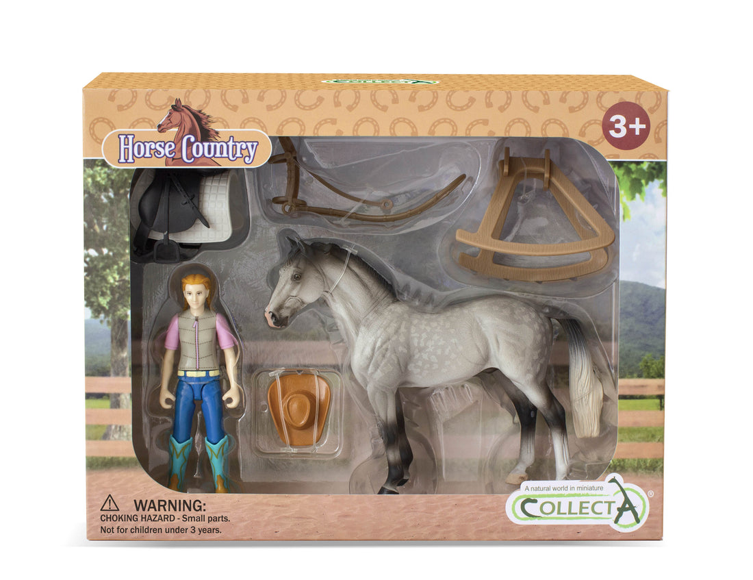 Horse Country Lady Hobby Rider &amp; Accessories 