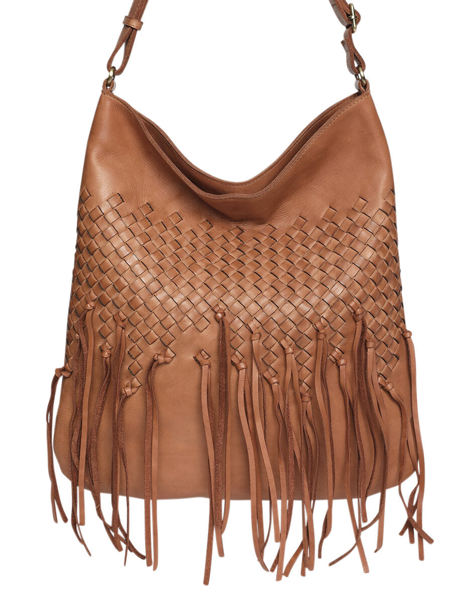 Boho Tassel Crossbody Tan