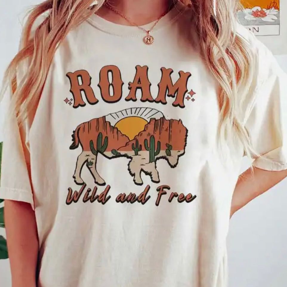Roam Wild &amp; Free T-shirt