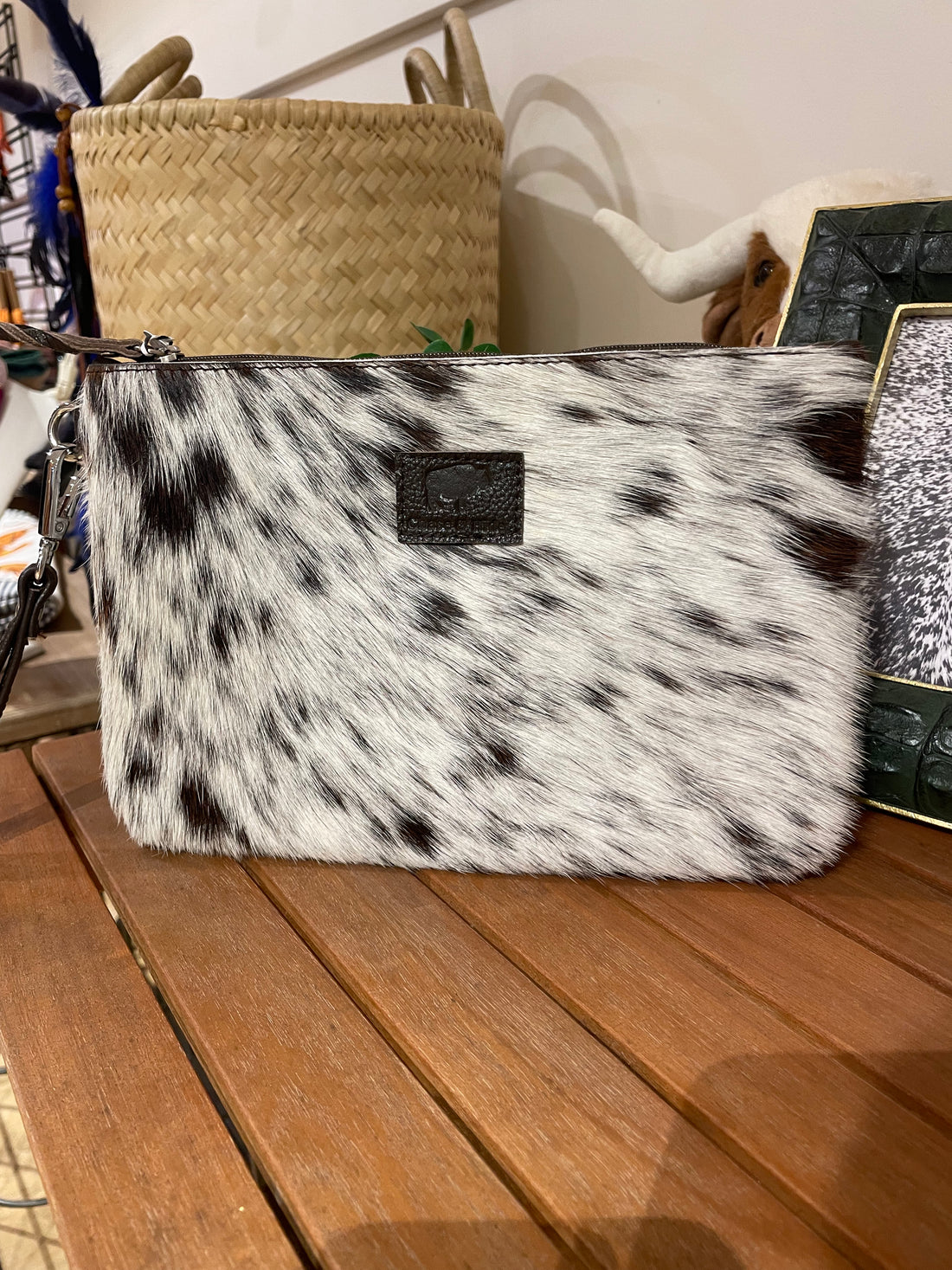 Large Hide Clutch