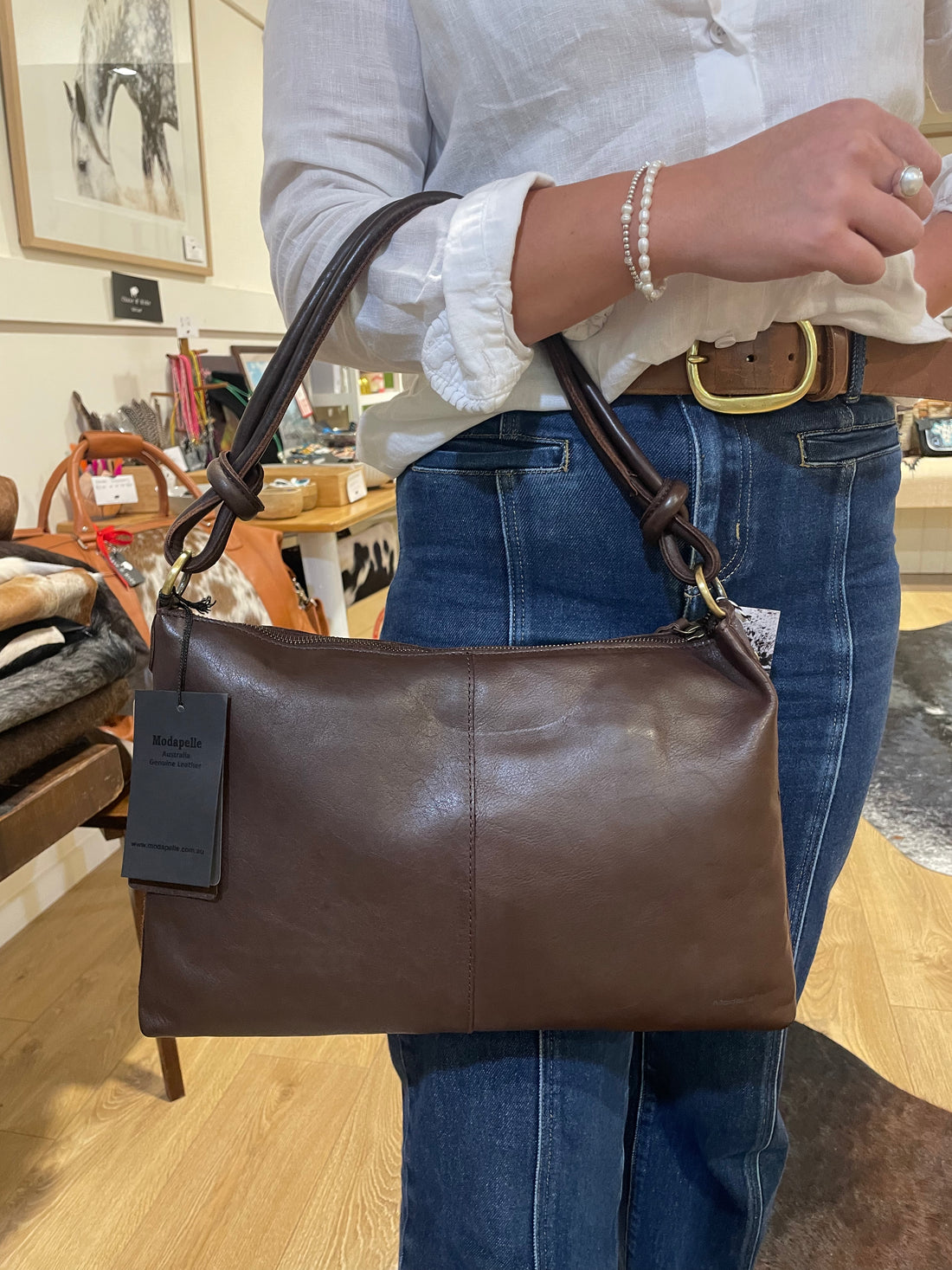 Knotted Shoulder Bag