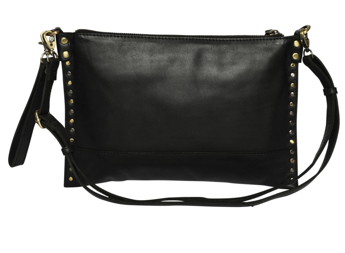 Ladies Leather Cross Body/Leather Wristlet