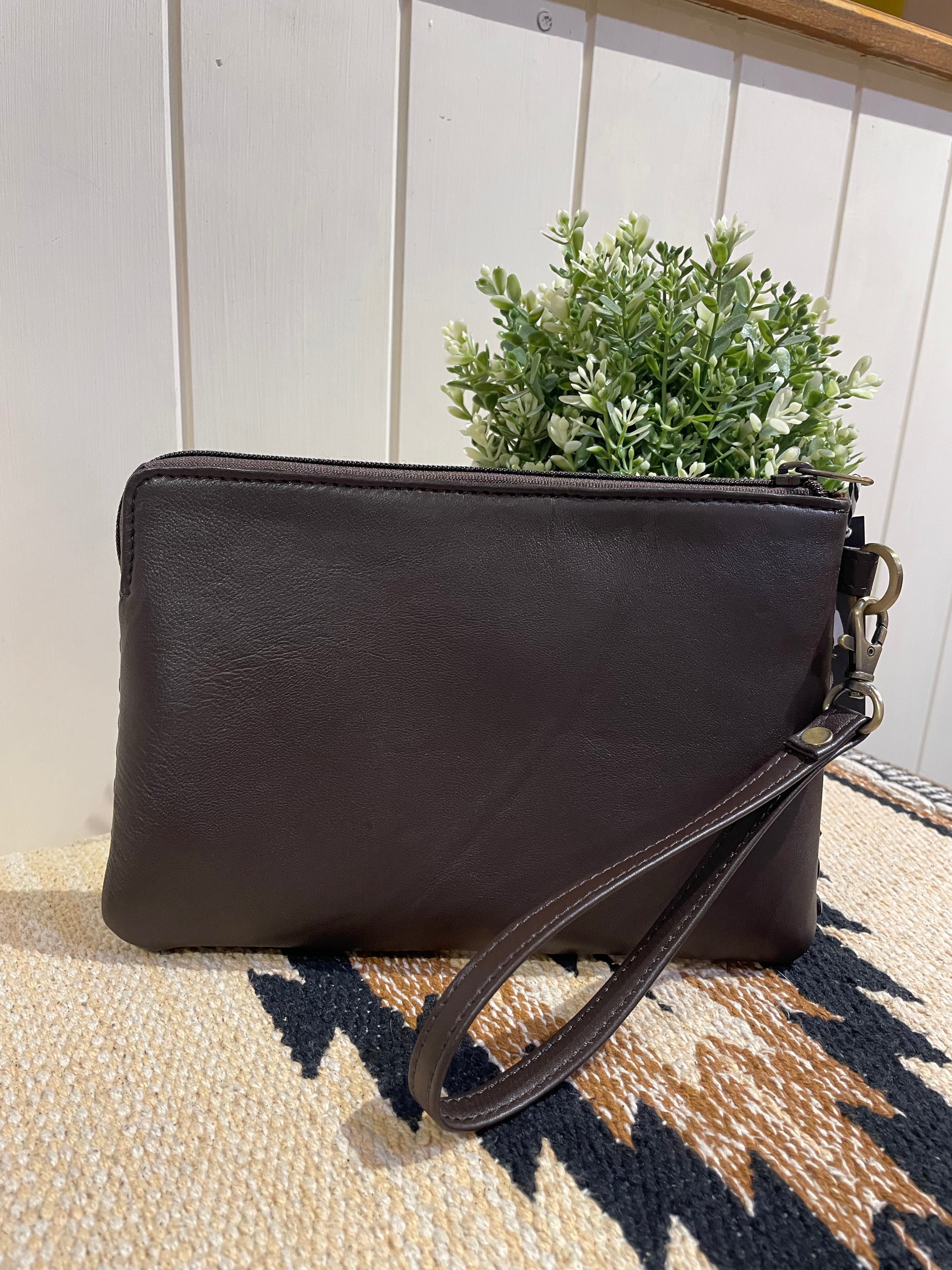 Detroit Cowhide Clutch 