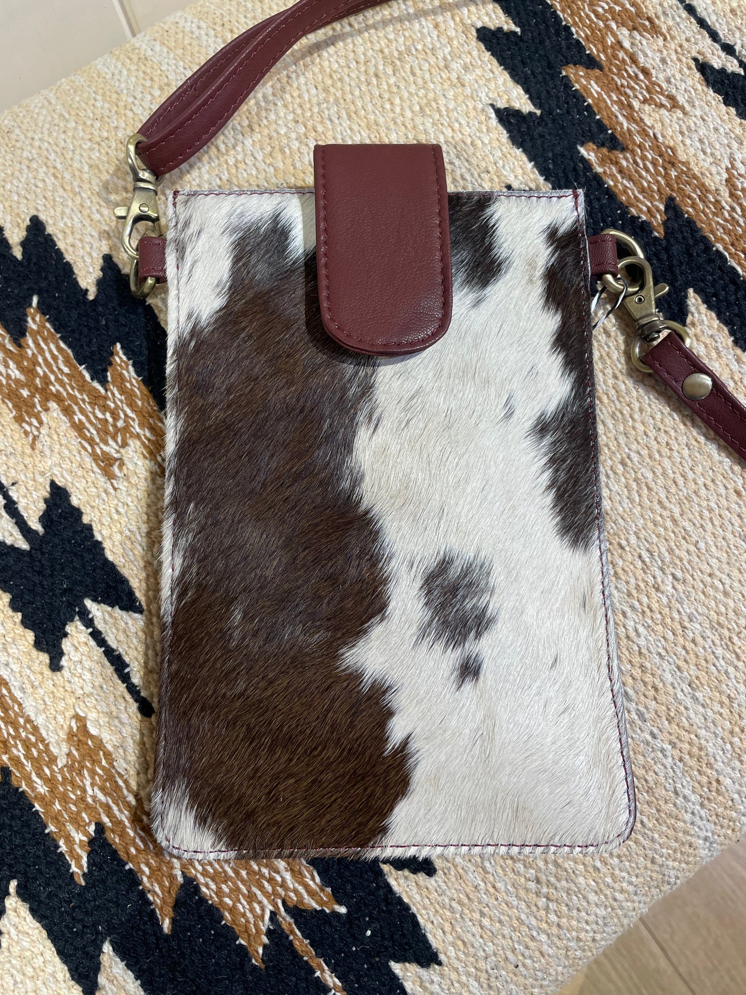 Mobile Phone Cowhide Bag 