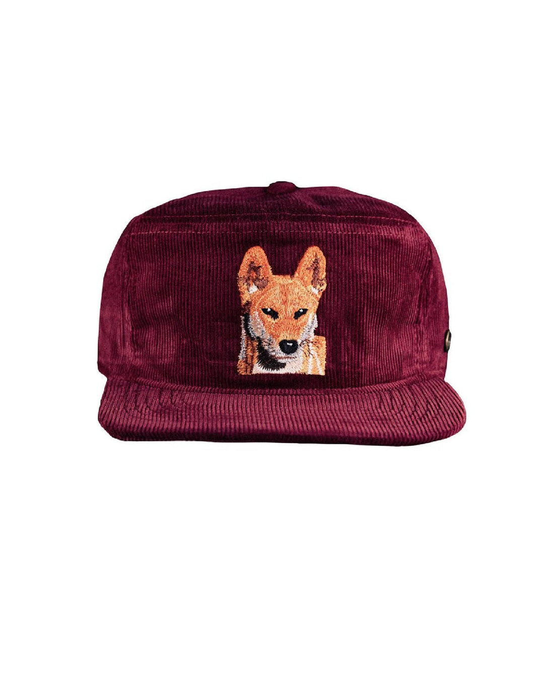 Kids Corduroy Stash Cap in Wine