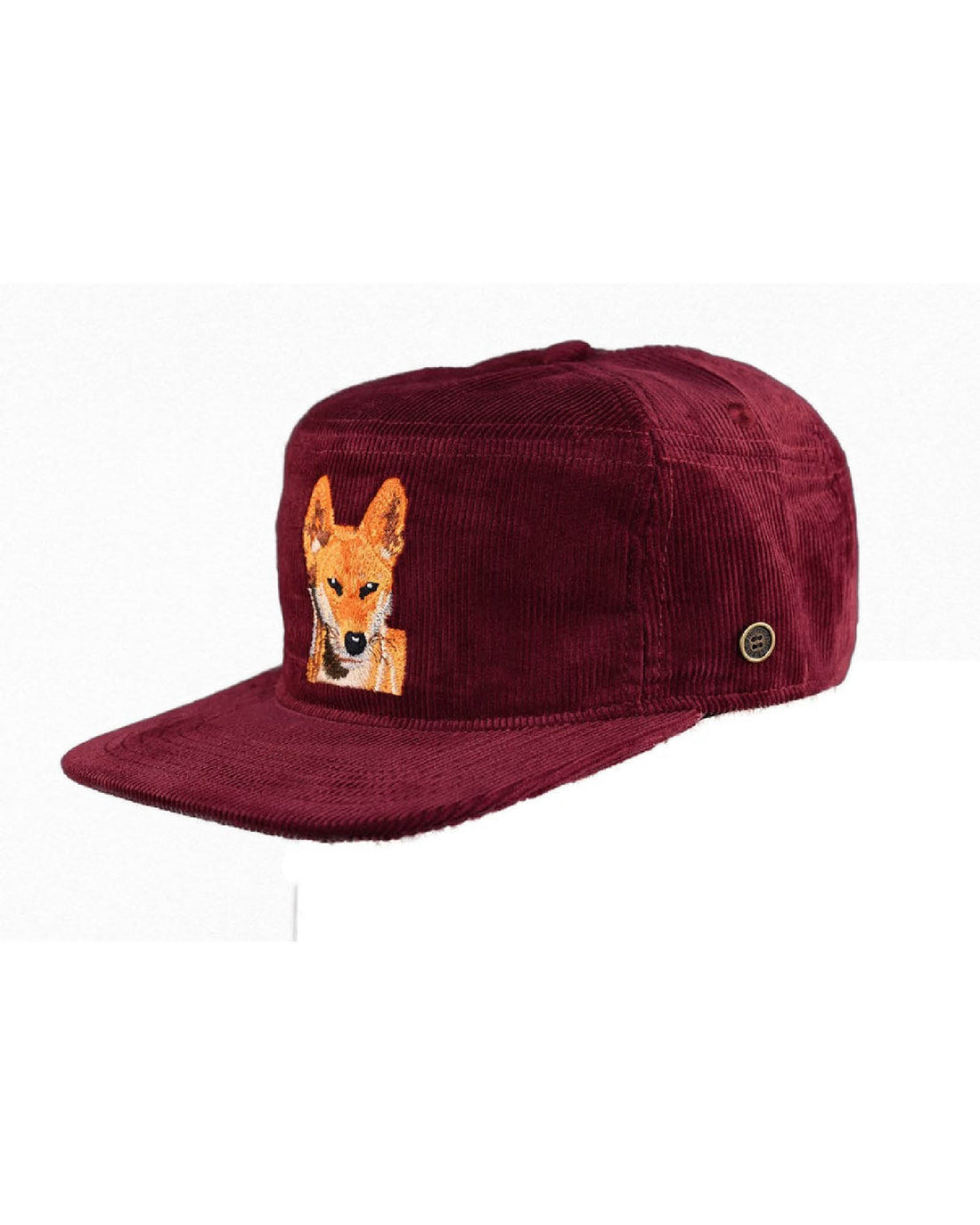 Kids Corduroy Stash Cap in Wine 