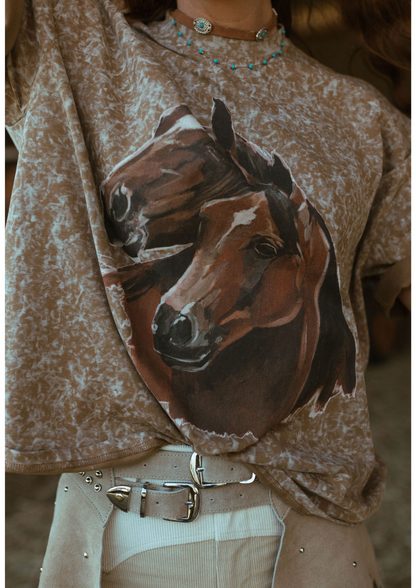 BACK SOON PRE ORDER WELCOME FAR MER Arabian Tee Caramel